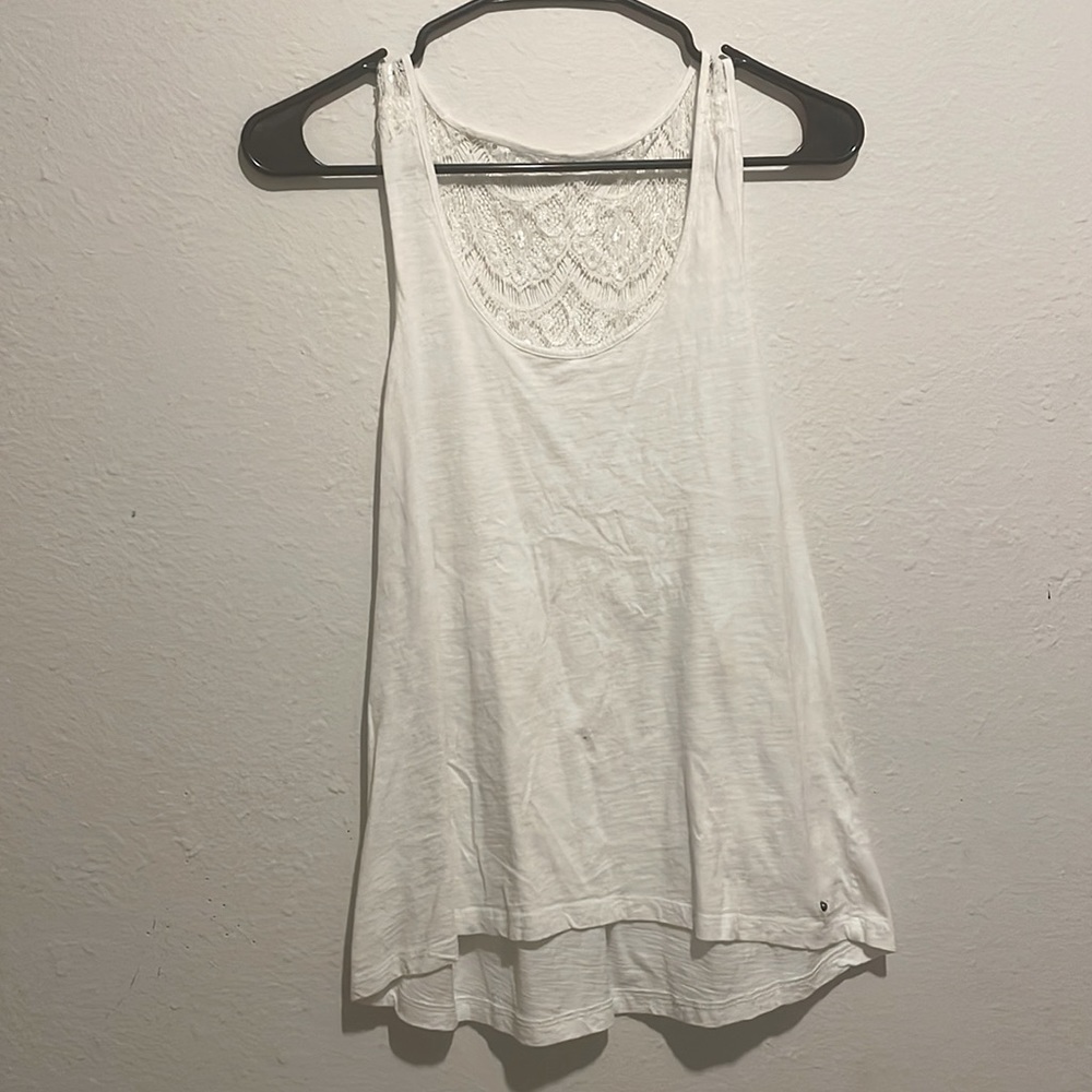 White tank - mesh back